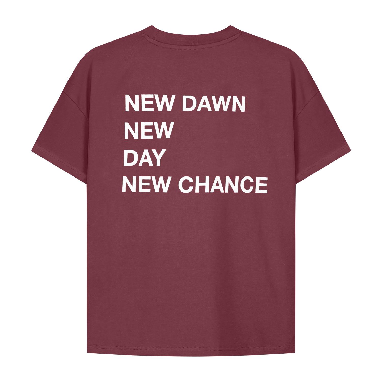 New Day kinder T-shirt Burgundy