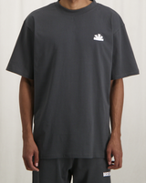 Basic T-shirt donker grijs