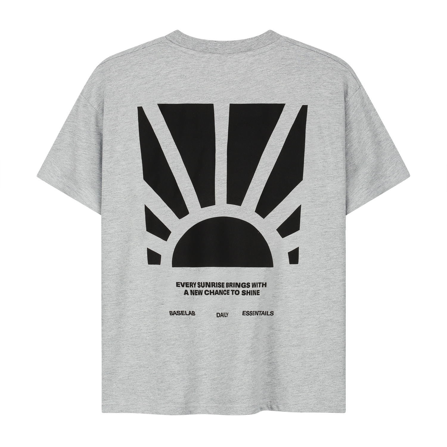 Sunrise kinder T-shirt grijs