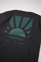 Sunrise T-shirt donker grijs
