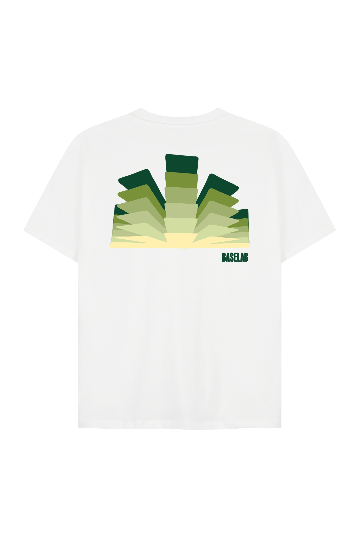 Gradient T-shirt wit