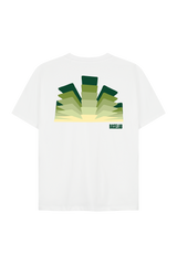 Gradient T-shirt wit