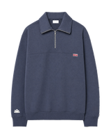 Half Zip Sweater - Vintage Blue