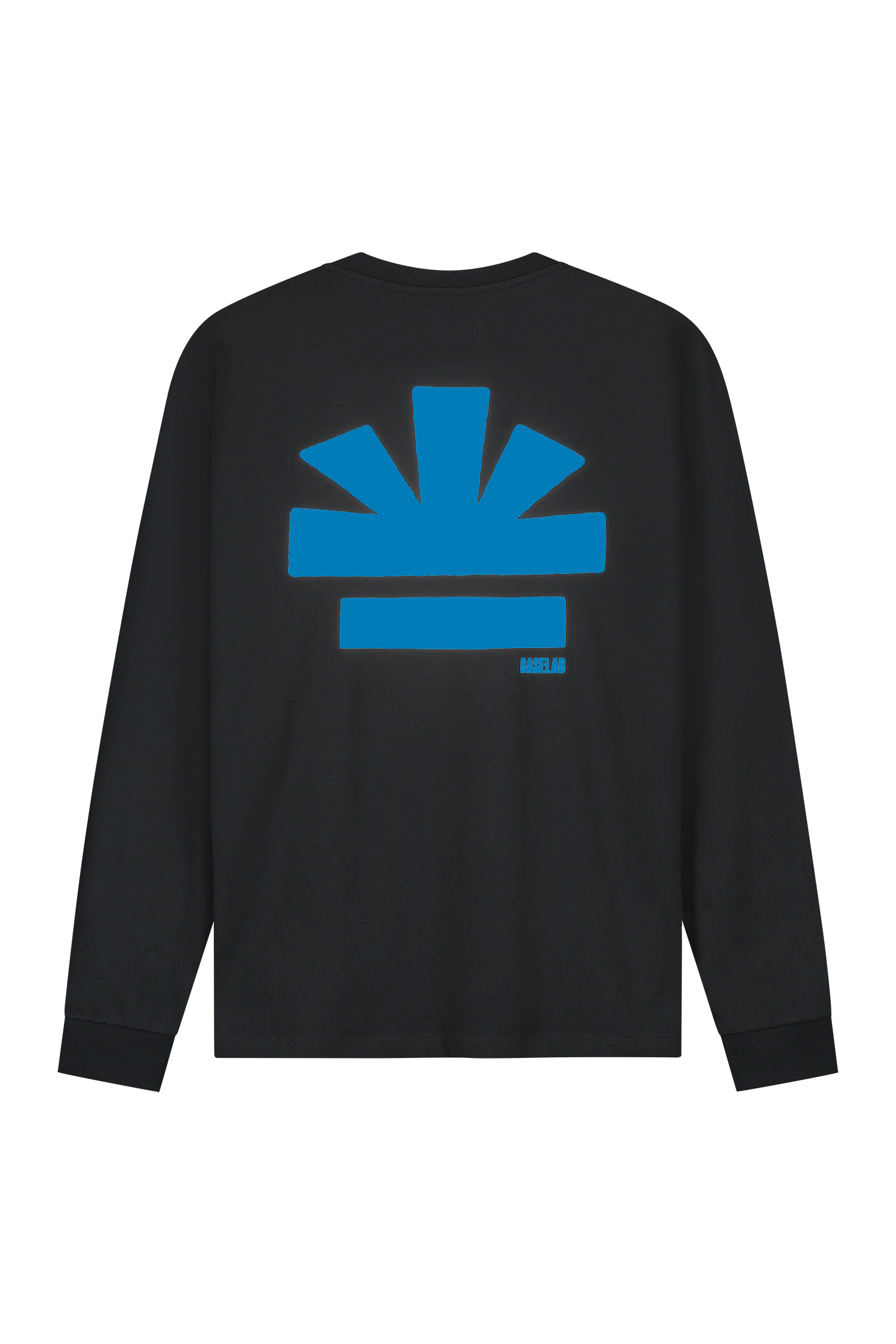 Icon Longsleeve zwart / blauw