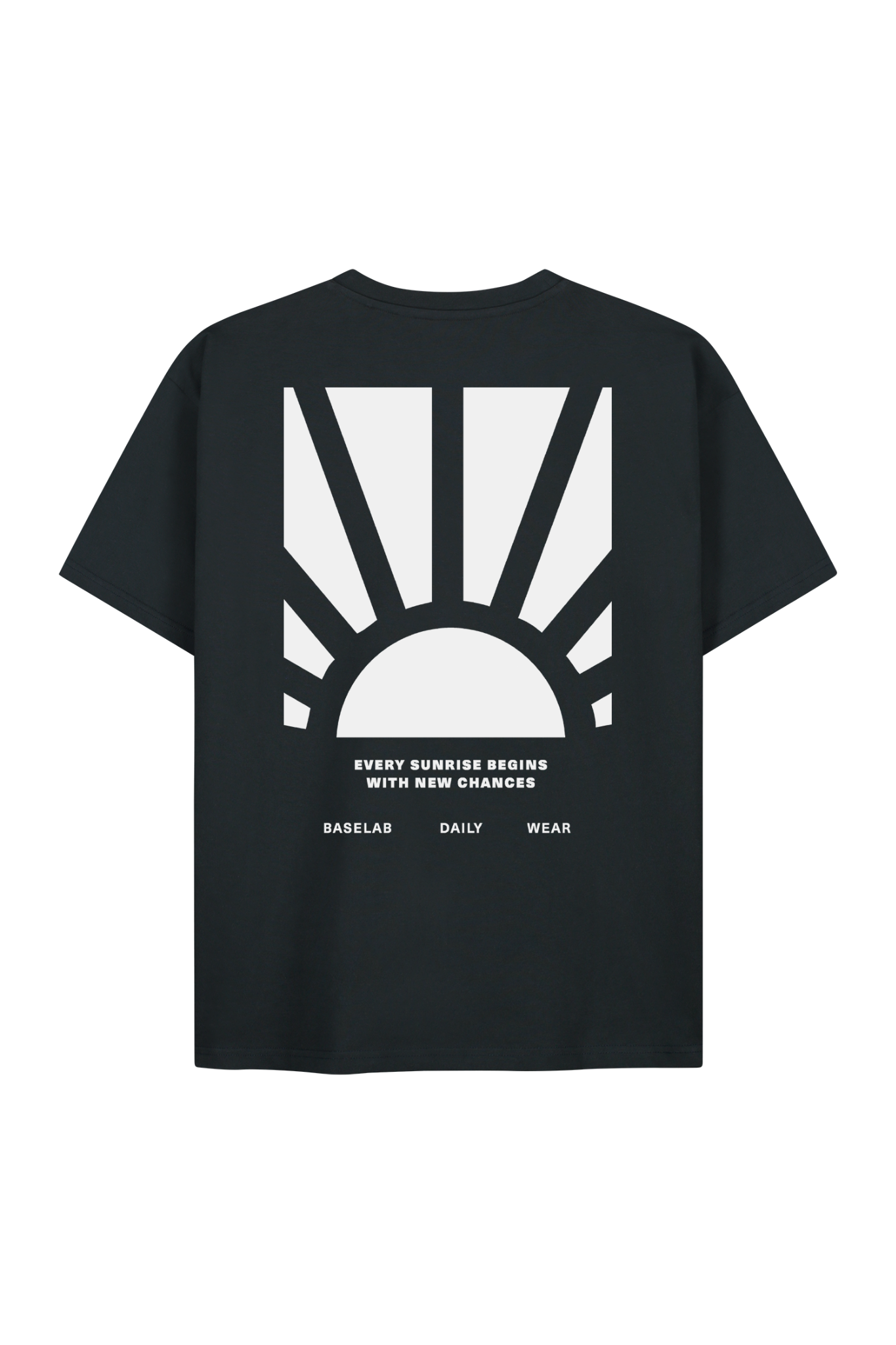 Sunrise T-shirt zwart
