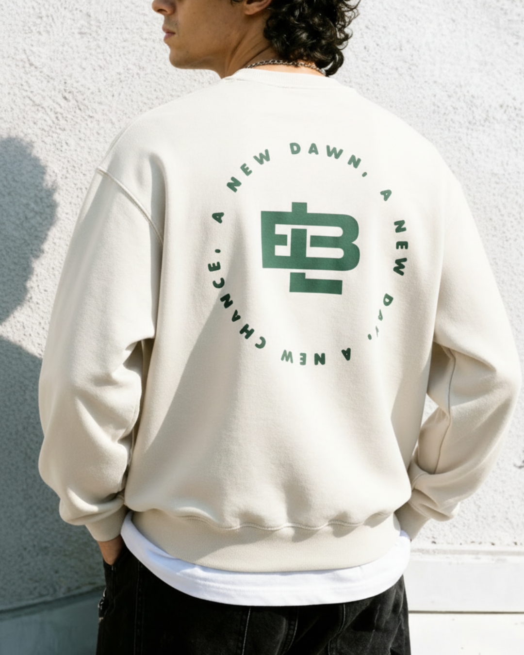 Circle Sweater Off White