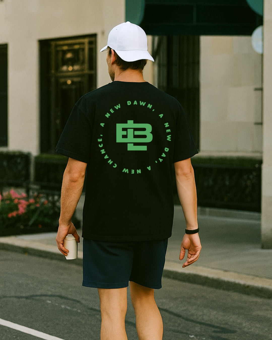 Circle t-shirt zwart