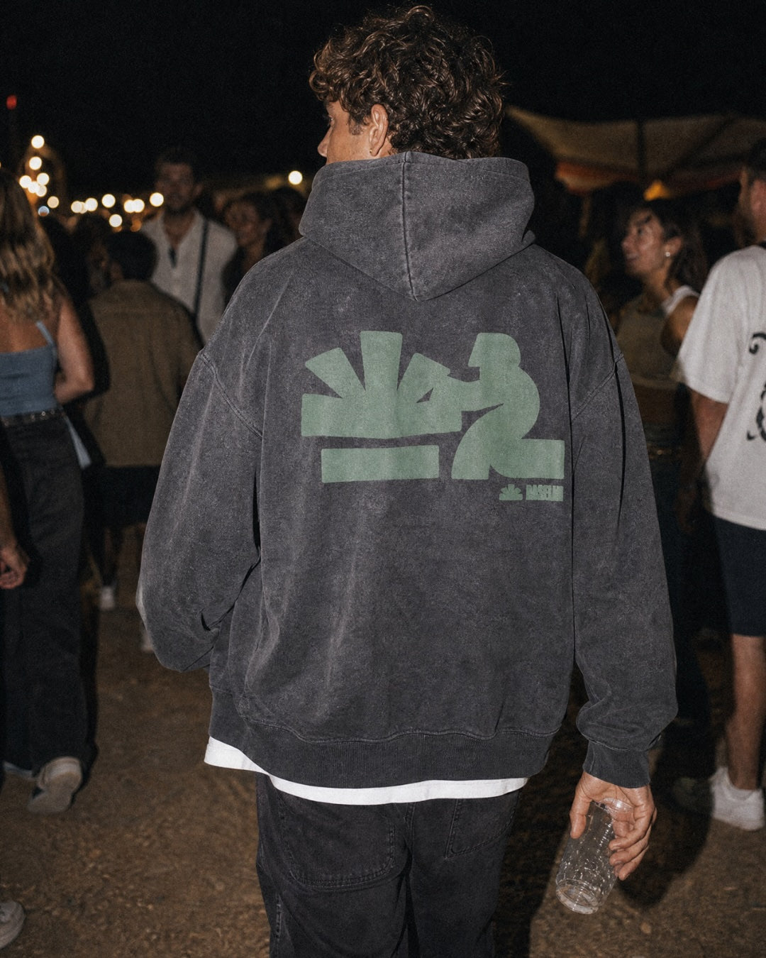 Drive Hoodie - Washed Dark Grey