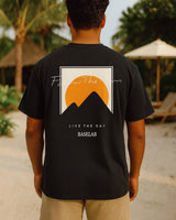 Follow the Sun  t-shirt zwart