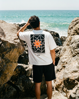 Graphic Sun t-shirt wit