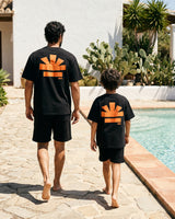 Kinder Icon T-shirt zwart
