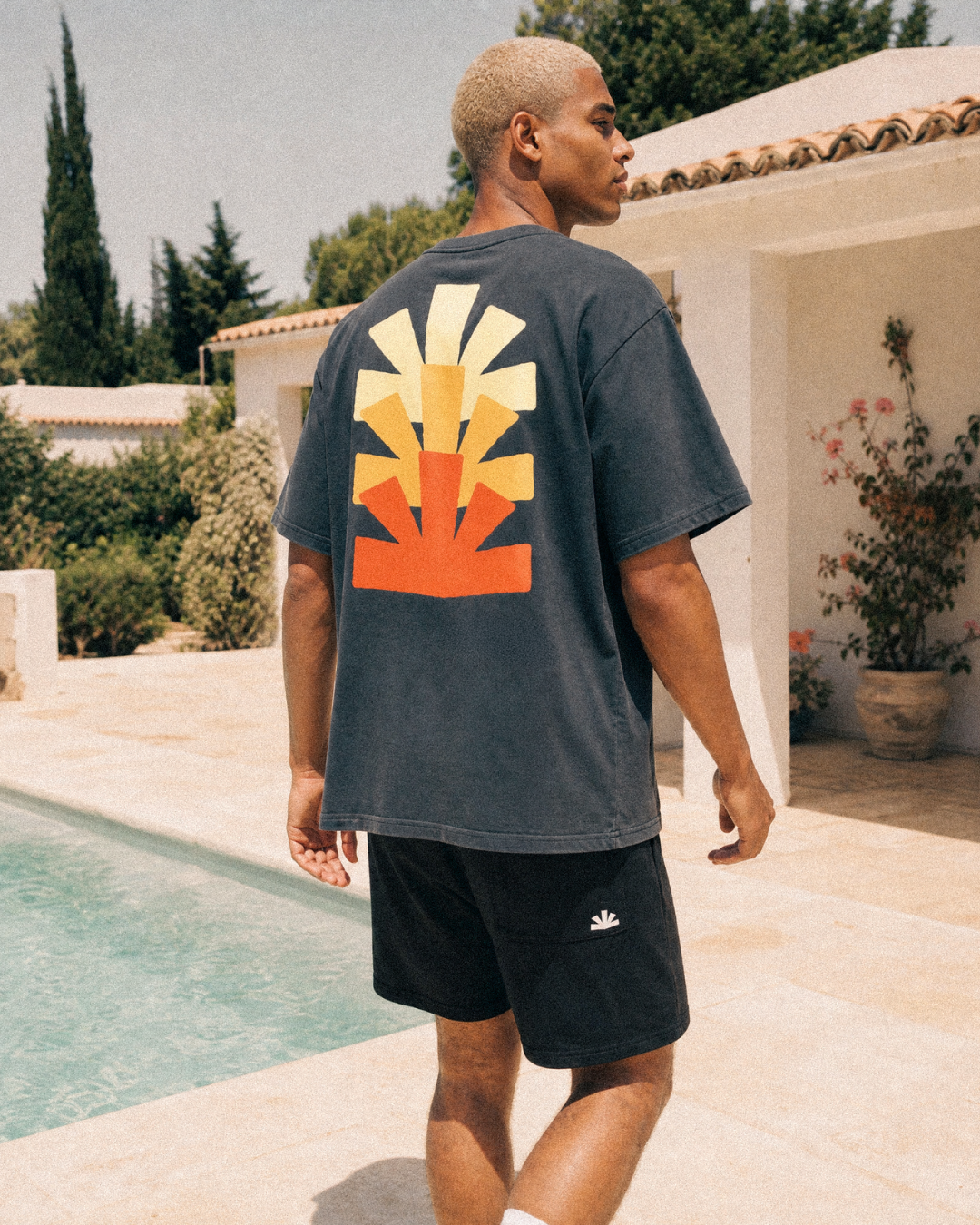 Layered Icon T-shirt grijs
