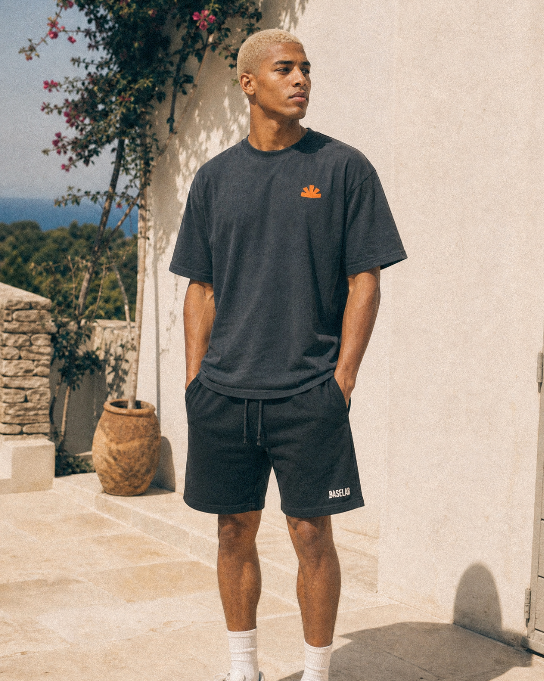 Layered Icon T-shirt grijs