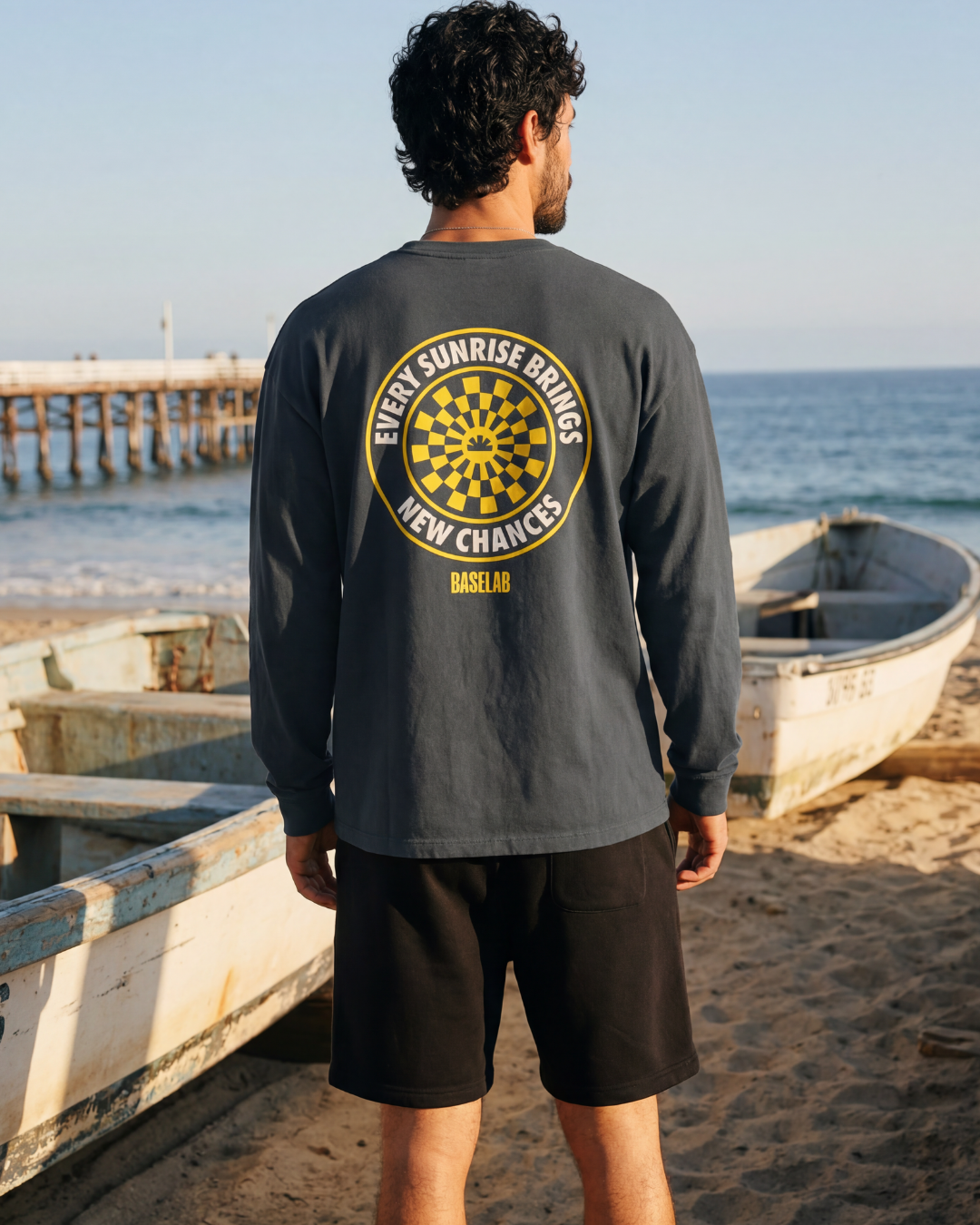 Infinite Longsleeve donkergrijs