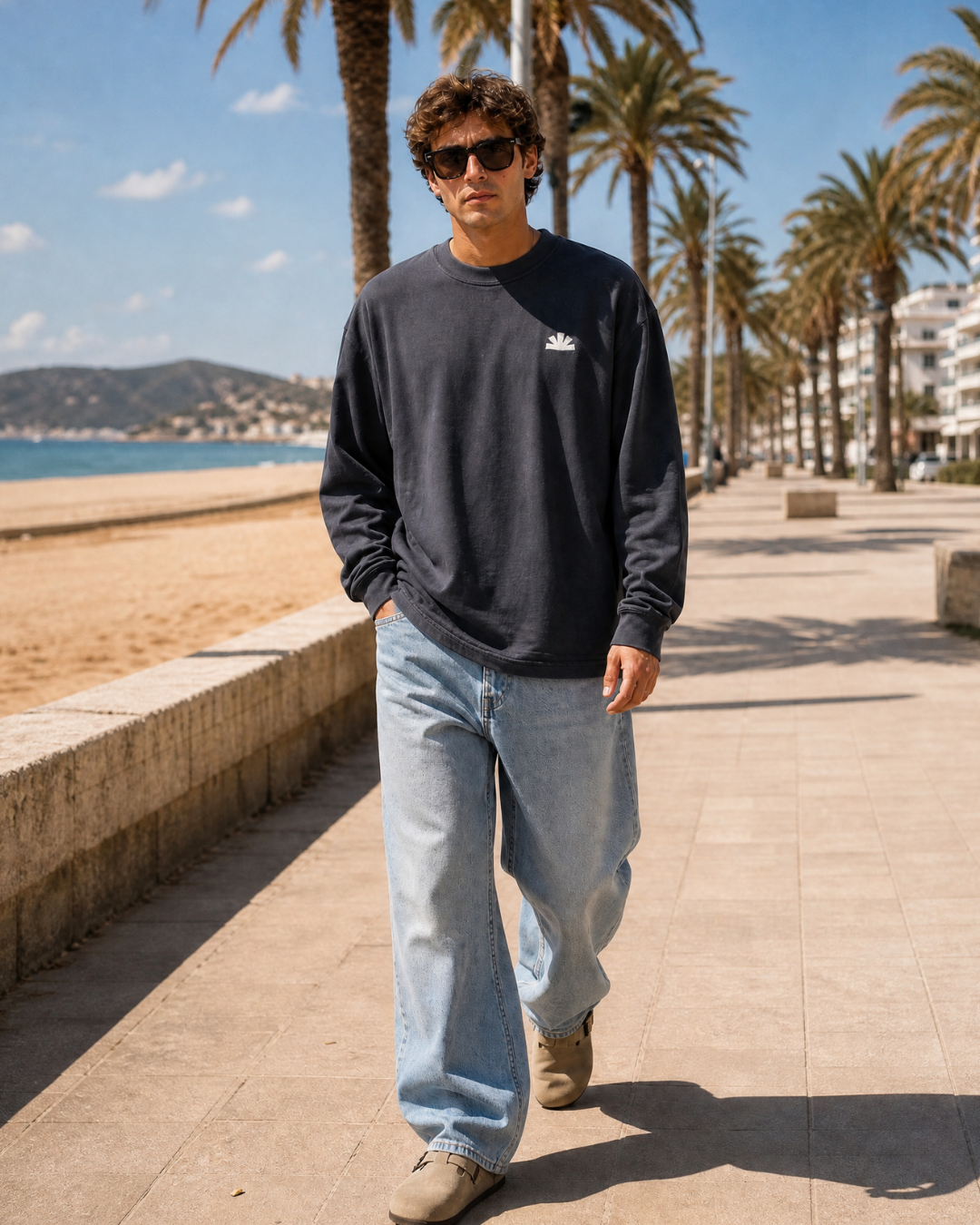 Icon Longsleeve Sea Storm
