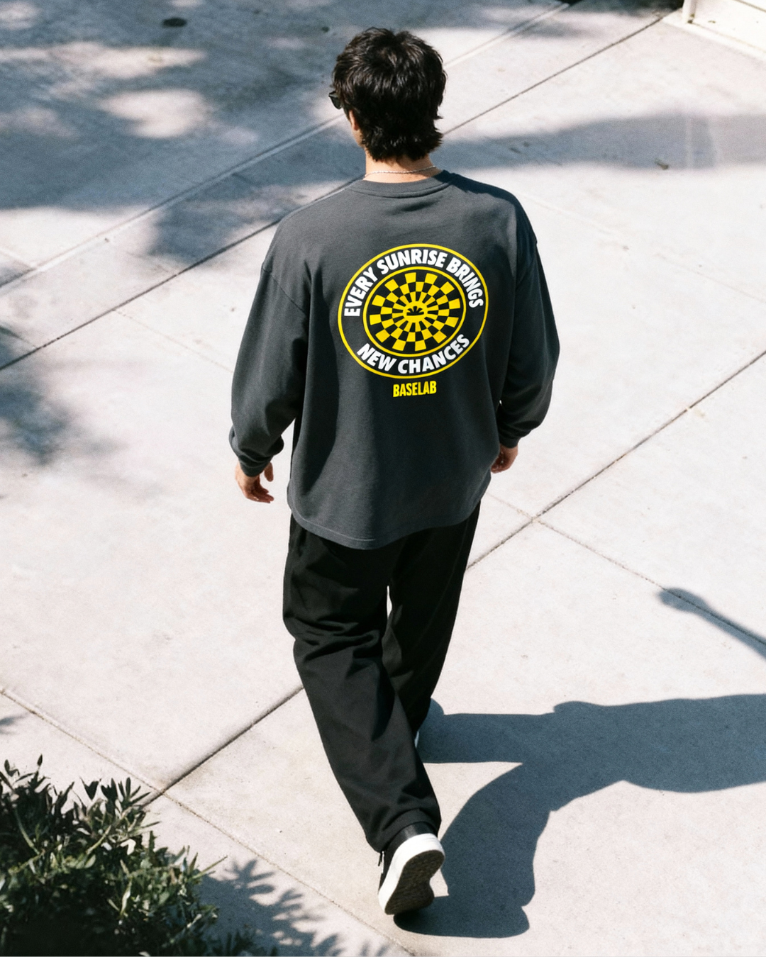 Infinite Longsleeve donkergrijs