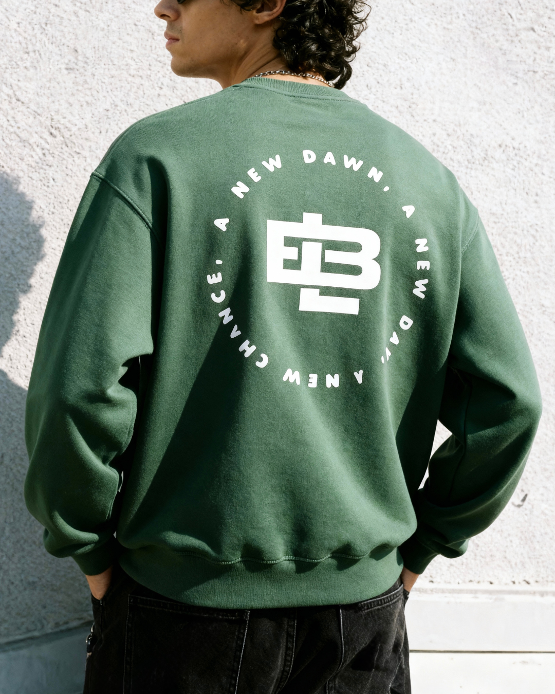 Circle sweater Green