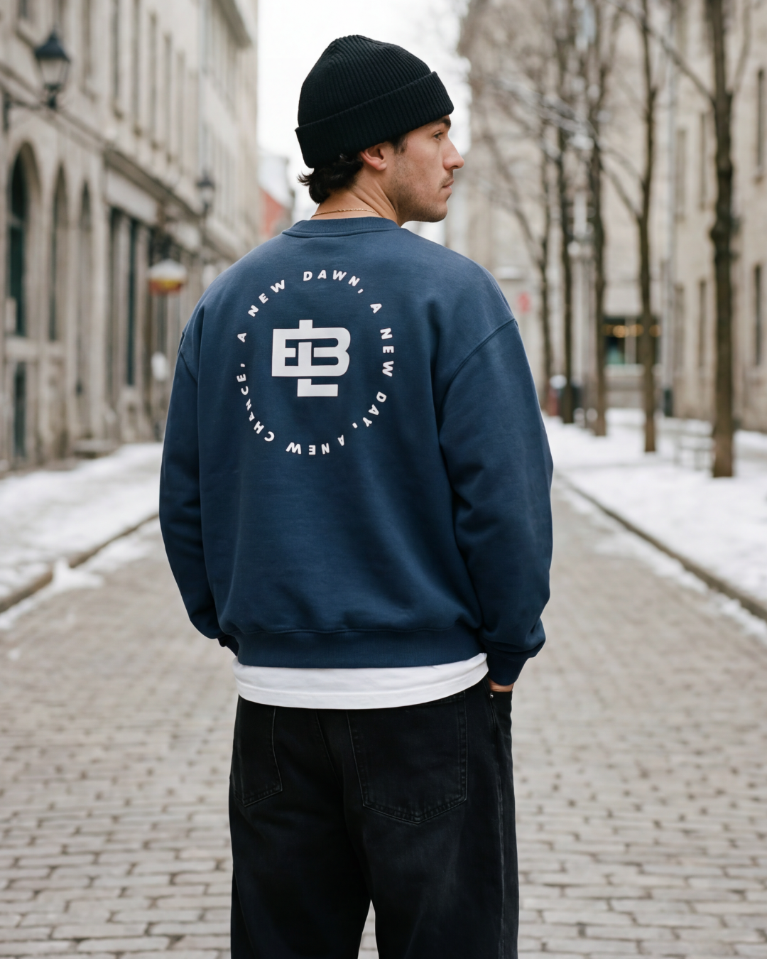 Circle Sweater Mood Indigo