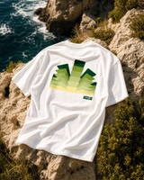 Gradient T-shirt wit
