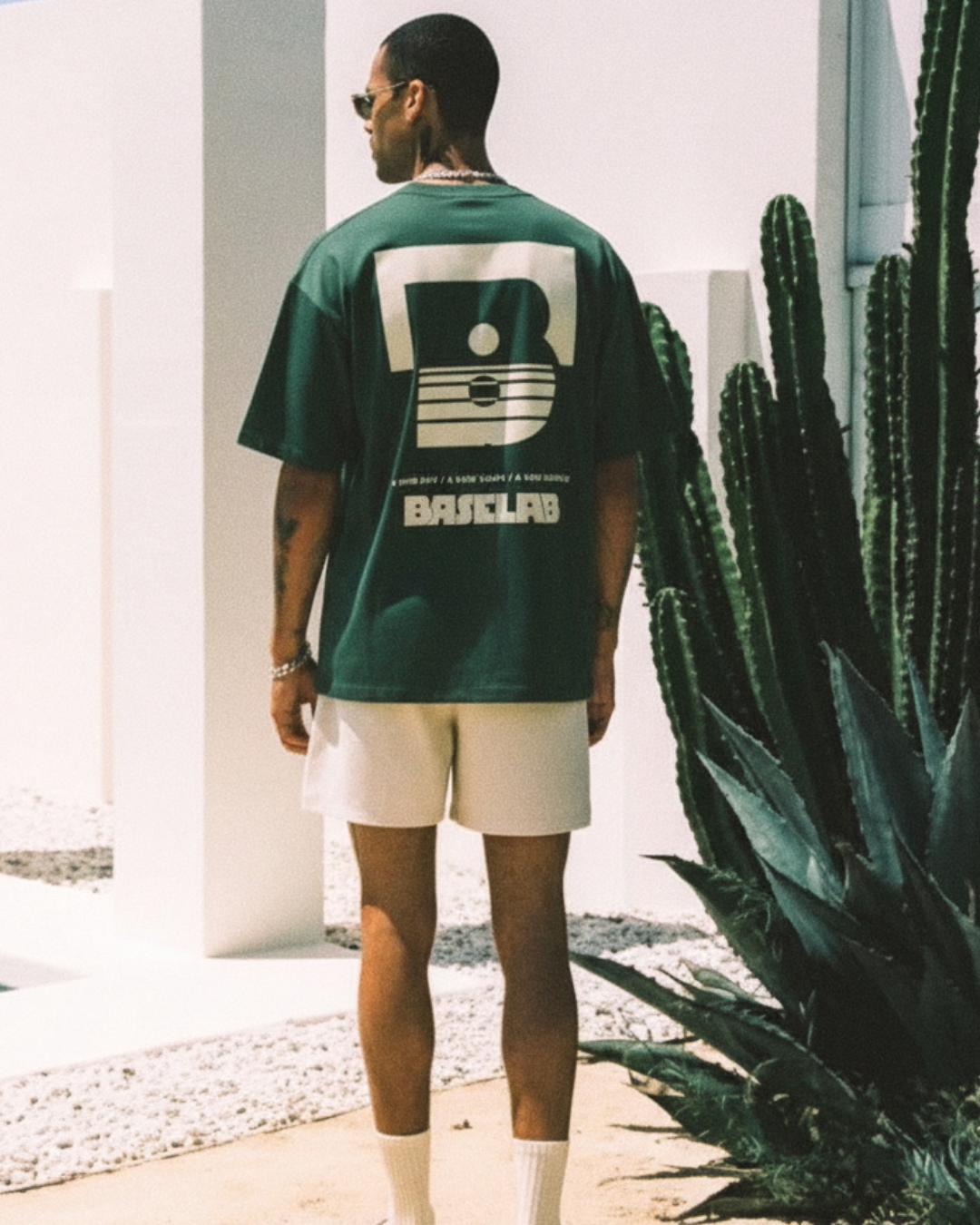 Sunset t-shirt groen