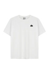 Raster T-shirt wit