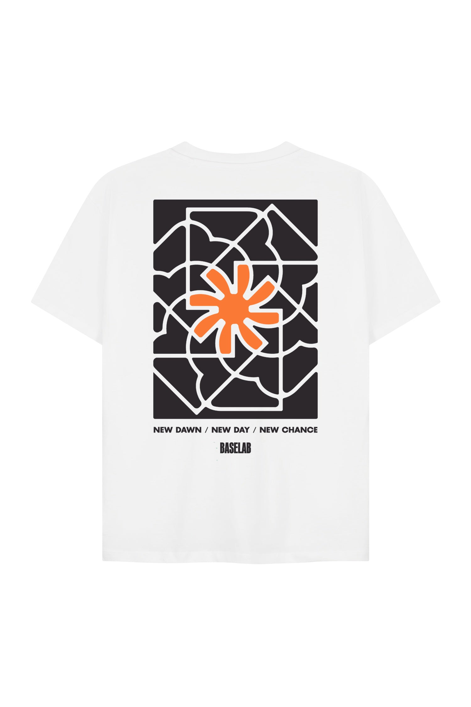 Graphic Sun t-shirt wit
