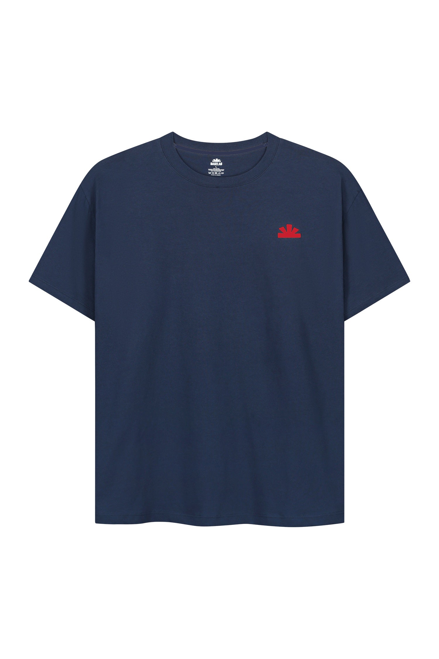 Basic T-shirt Blauw