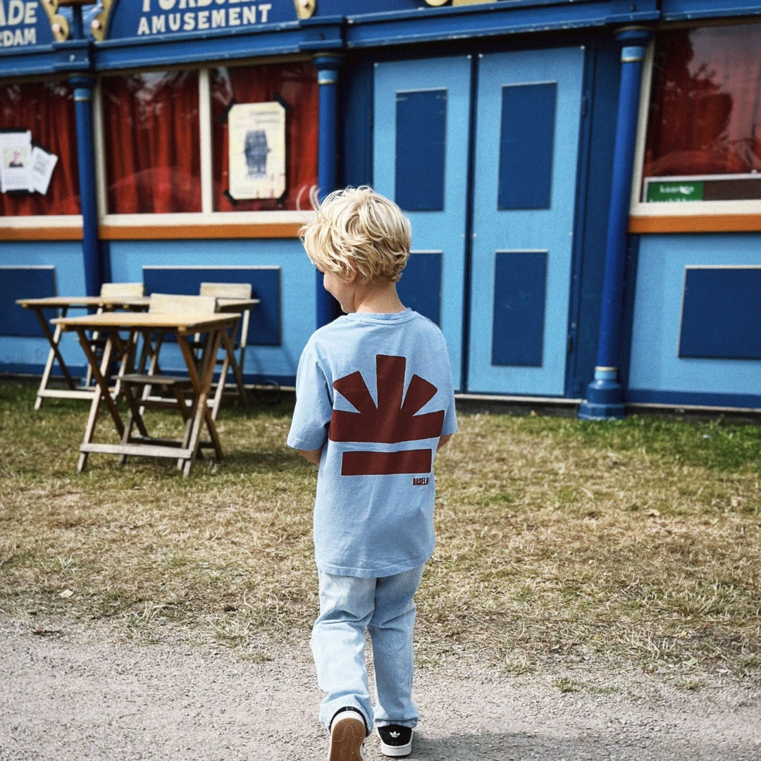 Kinder T-shirt Icon licht blauw