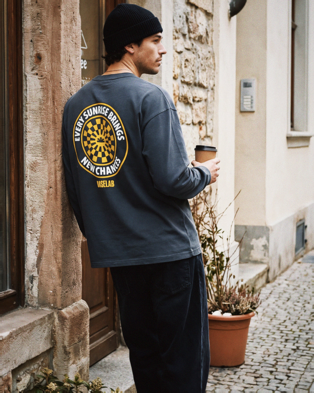 Infinite Longsleeve donkergrijs