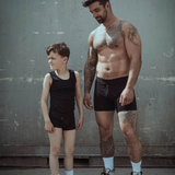 Jungen-Boxershorts in Schwarz