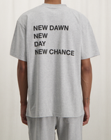 New Day T-shirt grijs