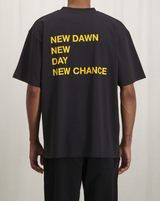 New Day T-Shirt Schwarz